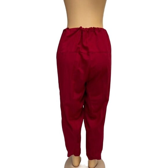 Indian Red Floral Embroidered Short Sleeve Kurta Dress and Pants 2 Piece Set - Picture 13 of 16